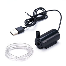 USB Submersible Pump 1m Cable  Low Voltage Ultra-Quiet  Small Water Pump 5V Submersible Pump for Aquarium