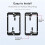 Low Voltage Box Single Gang Wall Plate 10 Pack, Flush Low Voltage Mounting Bracket for Network, , Coaxial, Speaker 6