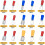 280pcs Insulated Wire Electrical Connectors with Tool Assorted Male/Female Wire Cable Crimp Terminals U-Type Fork Spade 2