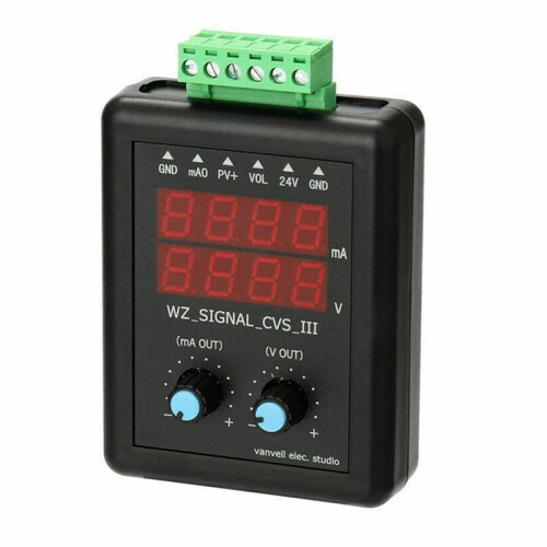 Adjustable 4-20ma Signal Generator 24V Current Voltage Transmitter Calibrator 0-10V Constant Current Source Simulation 2