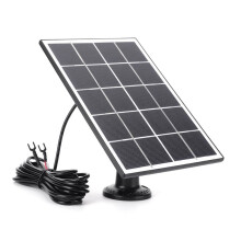 20W Solar Panel Charger for Ring Video Doorbell, 360 Adjustable Mount, for Doorbell 4/3/3 /2 Black