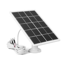 20W Solar Panel Charger for Ring Video Doorbell, 360 Adjustable Mount, for Doorbell 4/3/3 /2 White