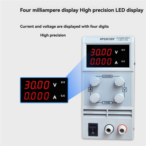 Stabilizer  Power Supply Adjustable 30V 5A Voltage Regulator Switching Variable Bench Source 30V DIY UK Plug 2