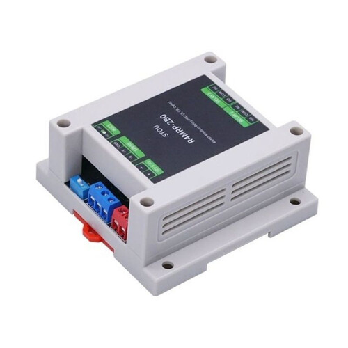 Industrial Grade 2-CH Relay Module RS485 Interface Relay Modbus RTU Protocol Control Optocoupler Isolation