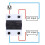 BERM Solid State Relay 4-20mA 0-250VAC SSR Relay BRM-10VD Solid State Relay Control Mode with LED Light Tube 4