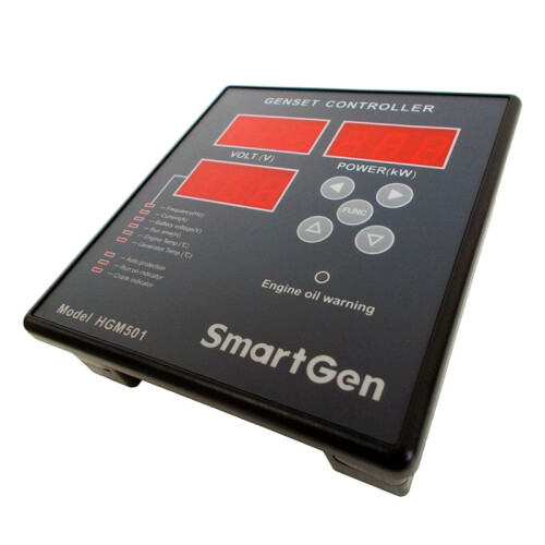SmartGen HGM501 Controller for Small Gasoline and  Generator Sets, Automatic Start and Stop Control Module Panel 2