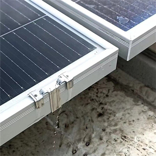 30st PV Solcellspanel Dräneringsspänne Platta Solpanel Vattendräneringsklämma för Solpanel Dränering 35 mm 2