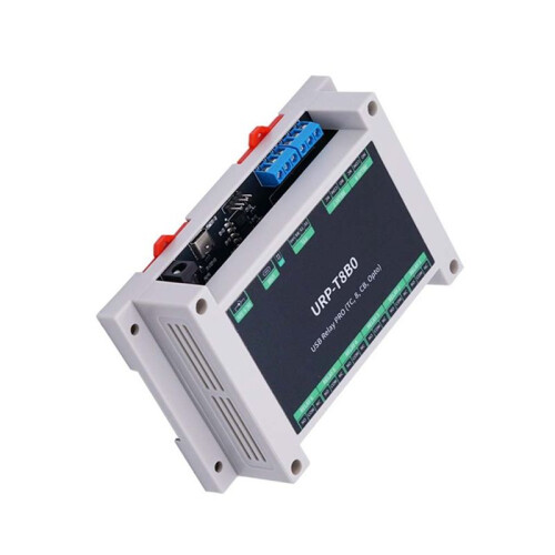USB Relay Industrial Control Board PRO 8-Way Relay Isolation Rail USB/TTL Control Relay for Automation Application 1