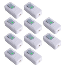 Boat Shape Small Rocker Button Wiring White Hand Pinch Bedside Small Appliance Push Button White