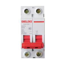 DELIXI 230V/400V 6-63A MCB Dual Power Manual Transfer , Overload & Short Circuit Protection, Isolation Feature
