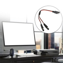 92MC 18AWG SAE Y Splitter Cable SAE 1 to 2 Charging Power Automotive Connectors