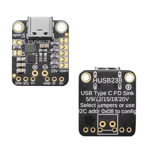 1Pcs HUSB238 PD Decoy Module Iic Control or Fixed Level Output 1