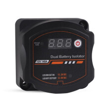 12 V 140 A  Dual Batterietrennschalter Automatische oder Manuelle Steuerung Spannungsempfindliches Relais VSR für Auto RV ATV UTV Boot Marine