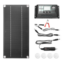 12W Monocrystalline Solar Panel Kit 600W Charger Controller 100A for RV Caravan