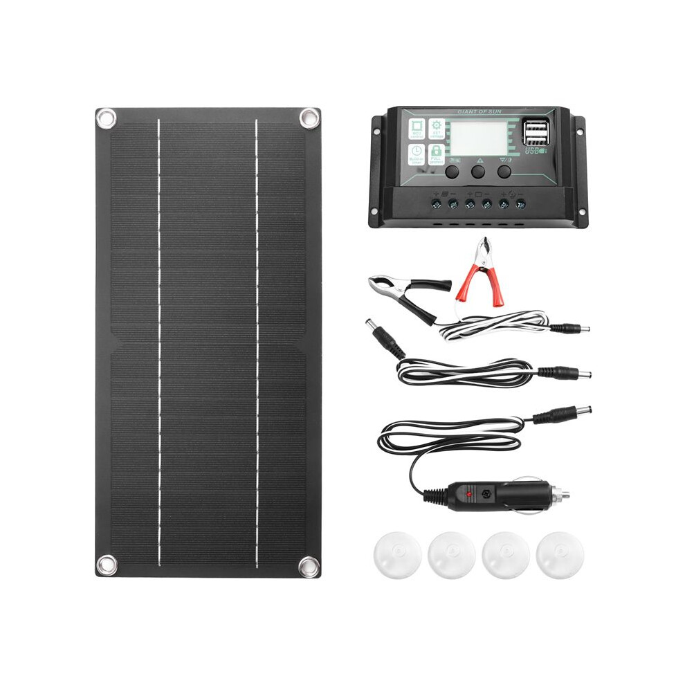 12W Monocrystalline Solar Panel Kit 600W Charger Controller 100A For Rv Caravan 6032756336731