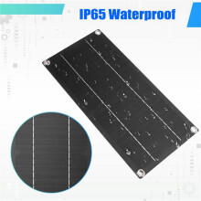 Kit de Panneaux Solaires Monocristallins 12 W, Chargeur 600 W, ContrĂ´leur 100 A pour Caravane et Camping-Car.