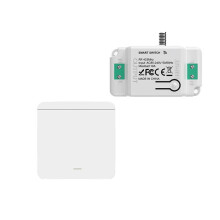 433Mhz Wireless Wall  86 Wall Panel Transmitter Safety  and AC 110V 220V Relay Interruptor for Light Lamp