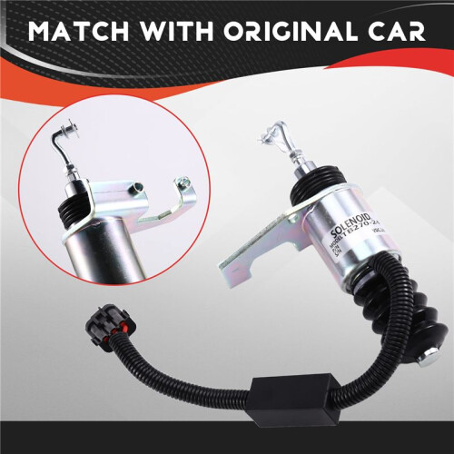 TB270 24V Electromagnet Flameout Solenoid Valve for  Generator Set Start Stop Flameout Throttle Control