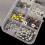 250Pcs Micro-Tactile Tact Push Button  Assorted Kit 2P 4 Pin SMD PCB Momentary Self-Reset Car Remote Control 3