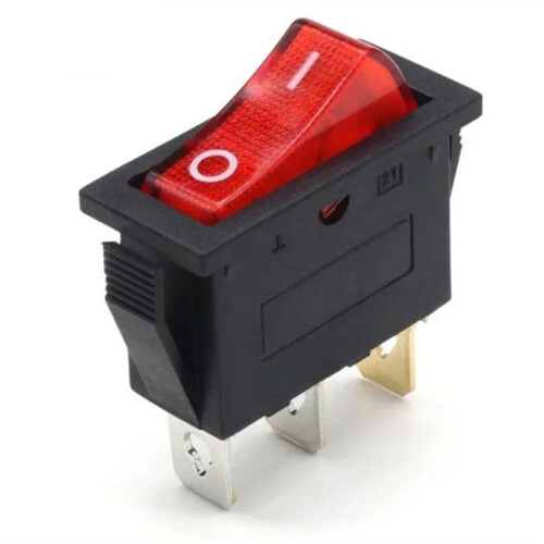 10 Peças KCD3 Interruptor de Balanço 3 Terminais Interruptor de Balanço para Panelas Elétricas de Arroz e Pequenos Eletrodomésticos Verde 2