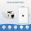 2 Pack Ethernet Wall Plate, 1 Port  Wall Plate with Bracket and Cat7 Shielded RJ45  Coupler 6
