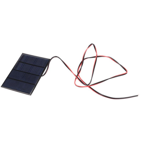 2X 1.5W 12V  Solar Panel Small Cell Module Charger with 1M Wire 2