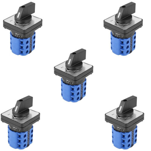 5X 3 Positions -Off- Changeover Control Rotary Cam  20A