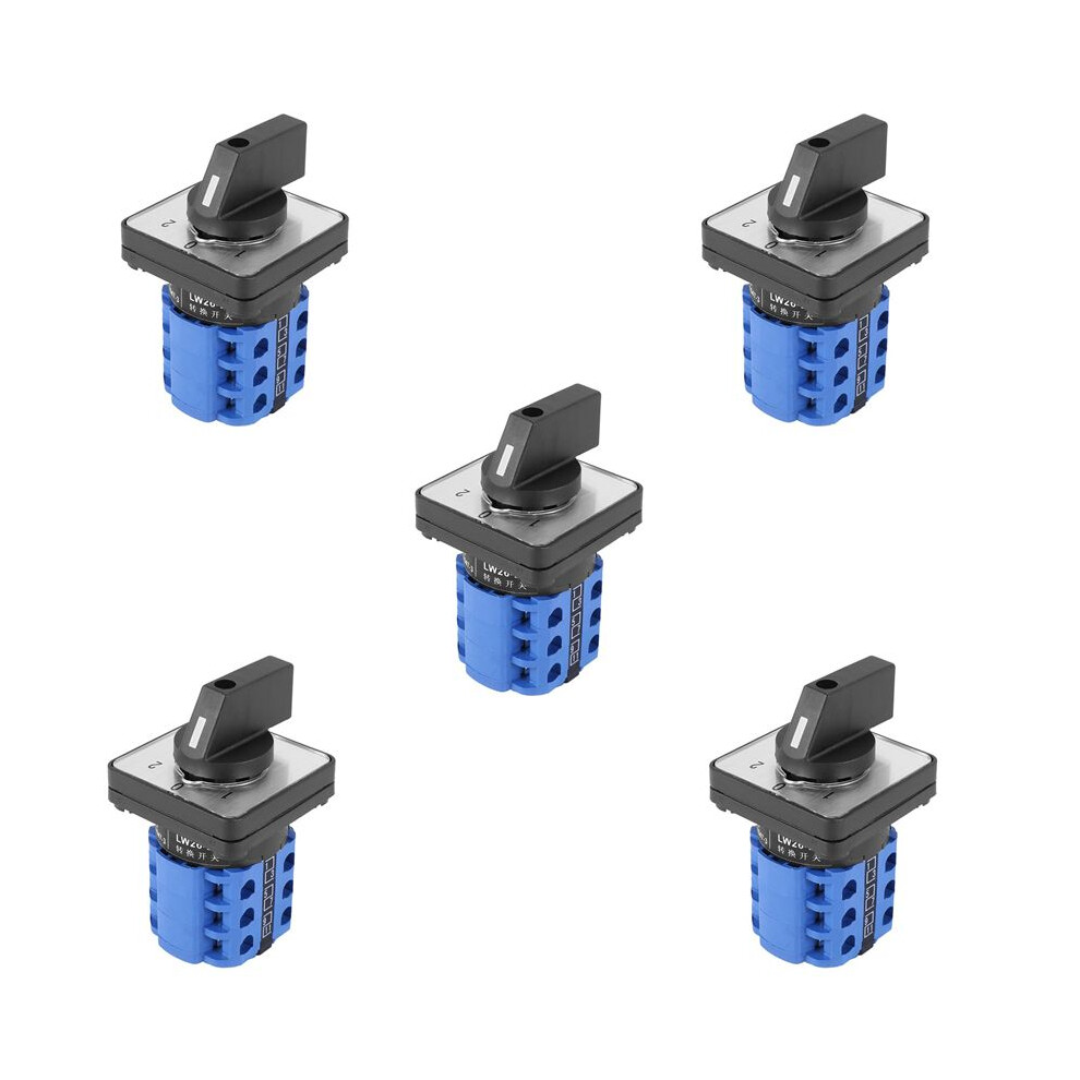 5X 3 Positions -Off- Changeover Control Rotary Cam 20A 6031805643530