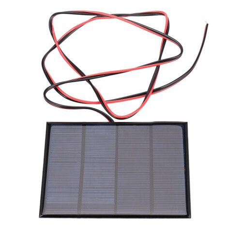 2X 1.5W 12V  Solar Panel Small Cell Module Charger with 1M Wire 1