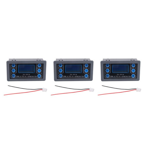 3X PWM Pulse Generator, Dual Mode Adjustable Function Generator Variable Pulse Width Frequency 1