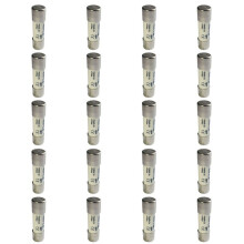 20 Pezzi 1000 VDC Fusibile Solare PV Indurito Fusibile Argento - 12A