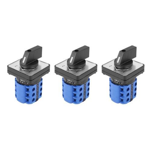 3X 3 Positions -Off- Changeover Control Rotary Cam  20A