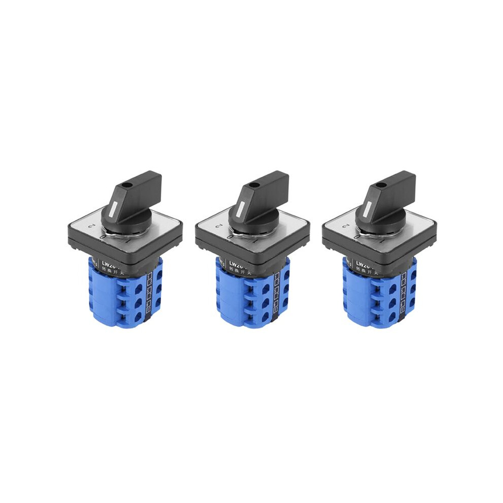 3X 3 Positions -Off- Changeover Control Rotary Cam 20A 6031726592573