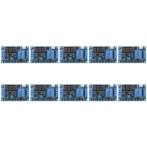 10X HW-521 Digital  Delay 1 Way Relay Trigger Cycle Timer Delay  Circuit Board Timing Control Module