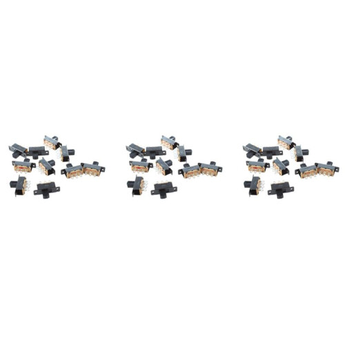 30 Pcs SS22F25-G7 2 Position DPDT 2P2T Panel Mount  Slide  Solder Lug