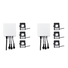 2X Tuya Life Single 3 Phase WiFi KWH Meter 200A Power Clamp Current Transformer Power Usage Monitor