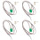 4X PL-05N/P  10-30V NPN NO 5mm Square Inductive Proximity Sensor  3 Wire P with Screws 1