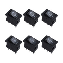 6X SPDT -OFF- 3 Position Snap in Boat Rocker AC 250V/6A 125V/10A