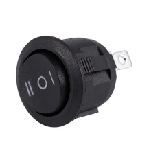 12 X CA 6A / 250V 10A / 125V 3 Broches SPDT / OFF / 3 Positions Rond Bateau Interrupteur A Bascule