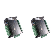 2X FX3U-24MT PLC Industrial Control Board 14 Input 10 Output 6AD 2DA with 485 Communication and RTC(B)