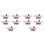 10 Pcs x -Off 2 Position SPDT 1P2T Panel  Slide  Solder Lug SS12F15G3 1