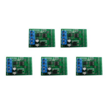 5X Commutateur Numérique D'Entrée/Sortie 8 Canaux TTL LvTTL CMOS RS485 Module de Contrôle IO Carte Modbus Rtu pour Relais PLC, (Pas de Broche)