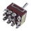 4X AC 380V 10A /OFF/ 3 Positions 12 Pin Latching Toggle  4PDT 6
