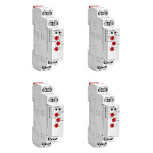4X GEYA GRL8-02 Liquid Control Relay Level Control Relay 10A ACDC24V-240V Wide Range Voltage Water Pump Relay
