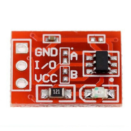250Pcs Ttp223 Touch Button Modular Self-Locking Jog Capacitive  Single-Channel Transformation 2