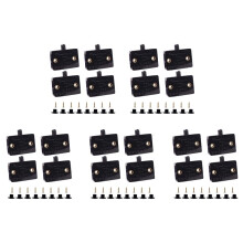 20 Pcs Cabinet Door  Cabinet Lamp  Drawers Open  Close Door Applicable to 12V 24V 110V Black