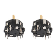 2X RKJXT1F42001 4-Way Car Navigation Encoder Key Rocker RKJXT1F42001 with Push Encoder