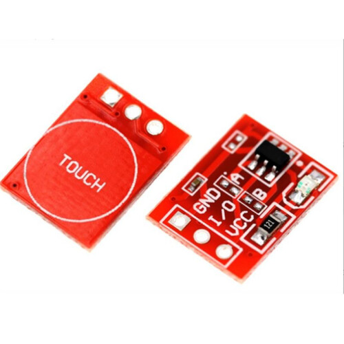 500Pcs Ttp223 Touch Button Modular Self-Locking Jog Capacitive  Single-Channel Transformation 2
