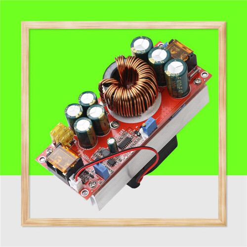 2X 1500W 30A - Boost Converter Module 10-60V Naar 12-97V Spanning Step  Converter Boost CC CV Voedingsmodule 1
