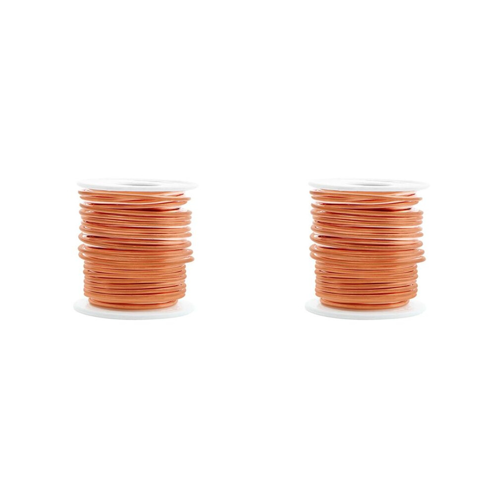 Photos - Electrical Wire & Cable 2X Copper Wire, 99.9 Soft Pure Bare Copper Wire for Gardening,Electroculture,16 Gauge/ 1.3 mm Diameter,127 Feet,1 Pound